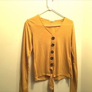 Yellow mustard shirt